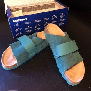 Birkenstock Kyoto Dark Teal Sandal